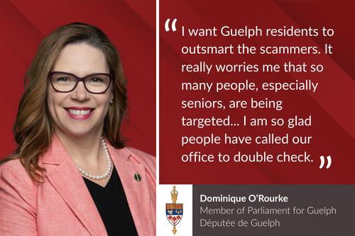 Guelph MP sounds the alarm on online scams impersonating federal government