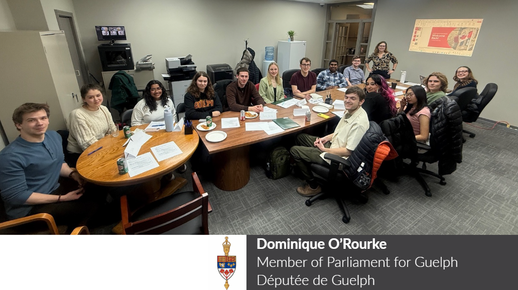 MP O’Rourke meets Guelph youth to hear their ideas and priorities 