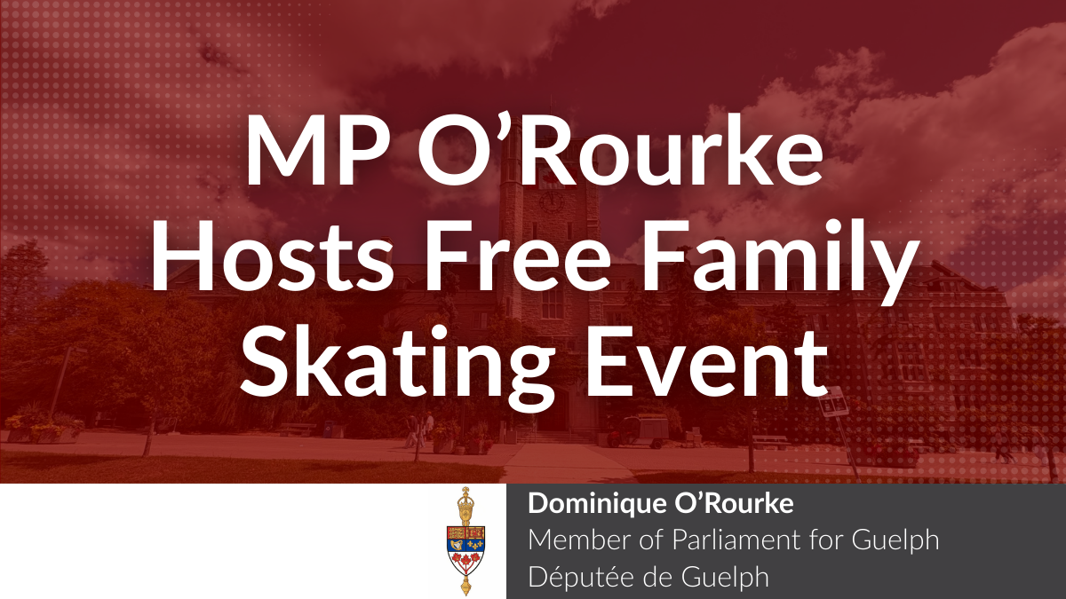 Join MP O'Rourke for a Free Family Skating Event!
